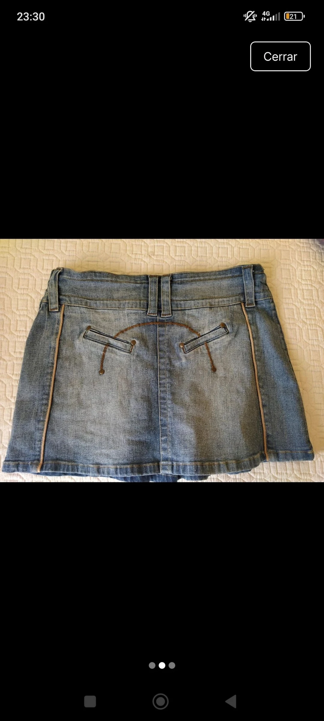 Elastische jeansminirok – photo 2